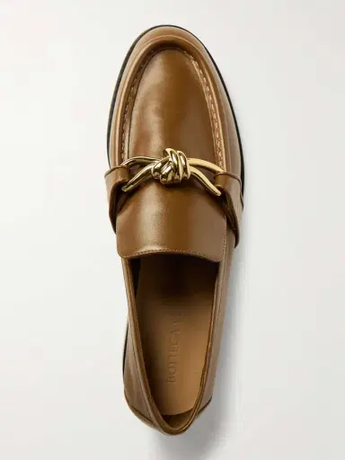 Bottega Veneta Astaire Embellished Leather Loafers | Thumbnail 4