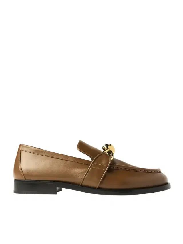 Astaire Embellished Leather Loafers Astaire Embellished Leather Loafers