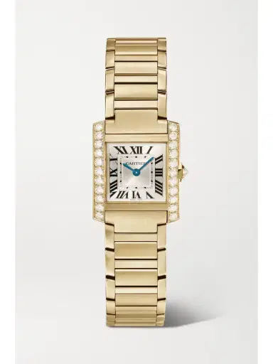 Cartier Tank Française Small 18-karat Gold Diamond Watch | Thumbnail 1 Cartier Tank Française Small 18-karat Gold Diamond Watch | Thumbnail 1