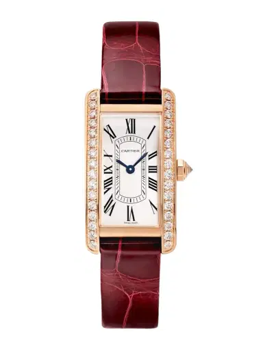 Cartier Tank Américaine Small 18-karat Rose Gold Diamond Watch | Thumbnail 1 Cartier Tank Américaine Small 18-karat Rose Gold Diamond Watch | Thumbnail 1