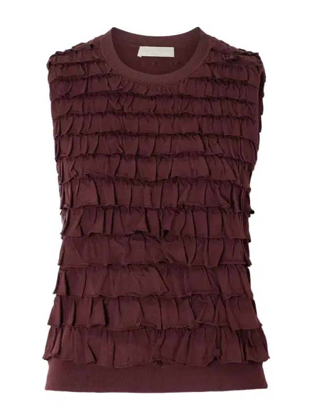 Lula Tiered Ruffled Jersey Top