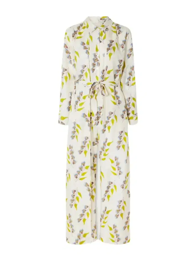 Bricolage Belted Floral-print Silk-twill Jumpsuit