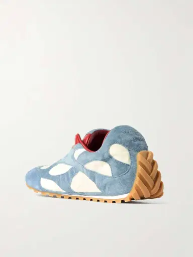 Bottega Veneta Orbit Flash Leather-trimmed Suede And Shell Sneakers | Thumbnail 3 Bottega Veneta Orbit Flash Leather-trimmed Suede And Shell Sneakers | Thumbnail 3