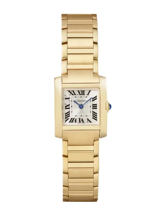 Cartier Tank Française Small 18-karat Gold Watch