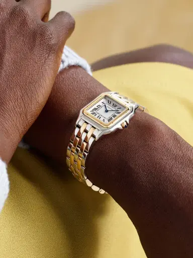 Cartier Panthère De Medium 18-karat Gold And Stainless Steel Watch | Thumbnail 2