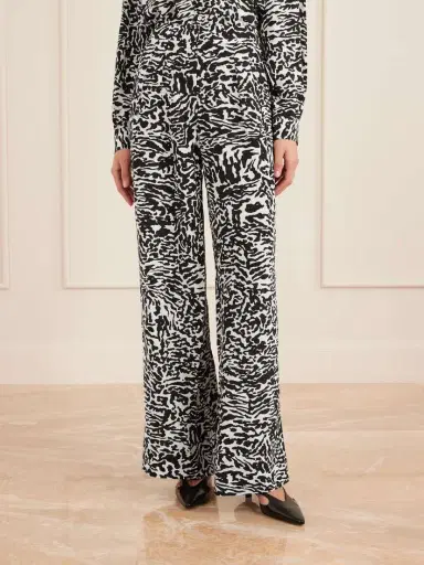 Ulla Johnson Aviva Printed Silk Crepe De Chine Wide-leg Pants | Thumbnail 3