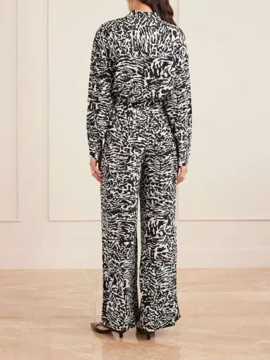 Ulla Johnson Aviva Printed Silk Crepe De Chine Wide-leg Pants | Thumbnail 4