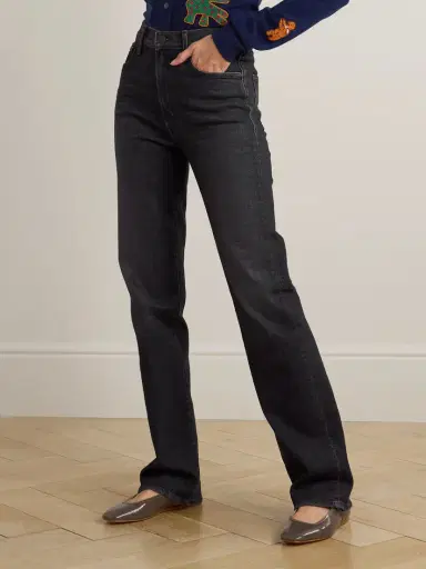 Mother The Rambler Zip Heel High-rise Straight-leg Jeans | Thumbnail 3 Mother The Rambler Zip Heel High-rise Straight-leg Jeans | Thumbnail 3