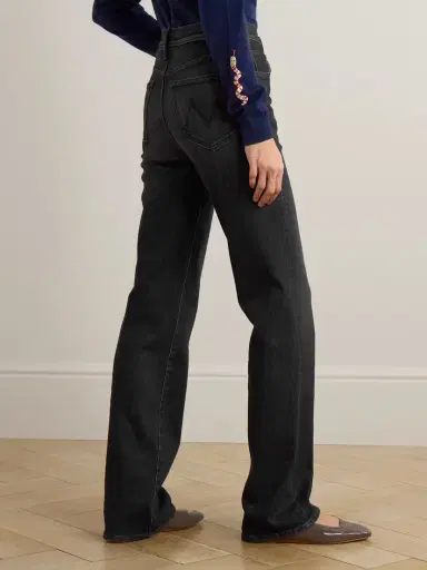 Mother The Rambler Zip Heel High-rise Straight-leg Jeans | Thumbnail 4 Mother The Rambler Zip Heel High-rise Straight-leg Jeans | Thumbnail 4