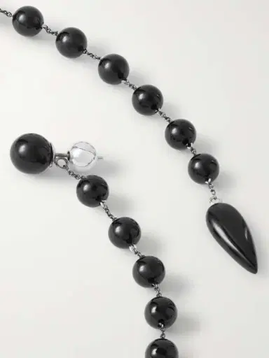 Sophie Buhai Phoenician Silver And Onyx Earrings | Thumbnail 3 Sophie Buhai Phoenician Silver And Onyx Earrings | Thumbnail 3