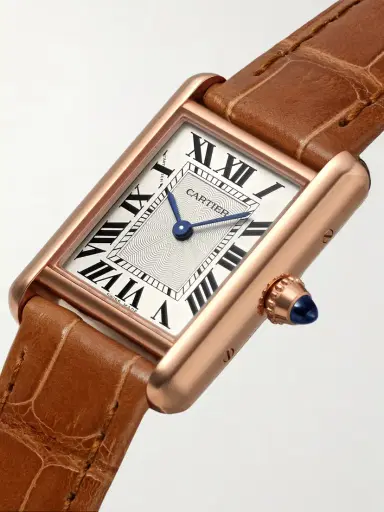 Cartier Tank Louis Small 18-karat Rose Gold Watch | Thumbnail 3