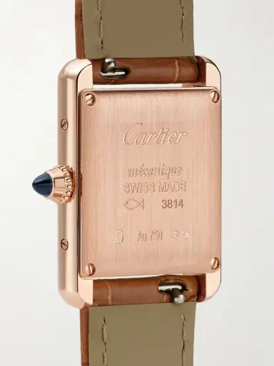 Cartier Tank Louis Small 18-karat Rose Gold Watch | Thumbnail 4