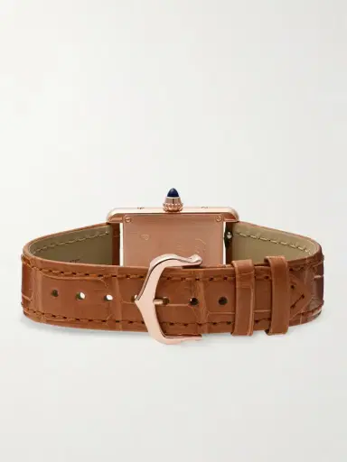 Cartier Tank Louis Small 18-karat Rose Gold Watch | Thumbnail 6