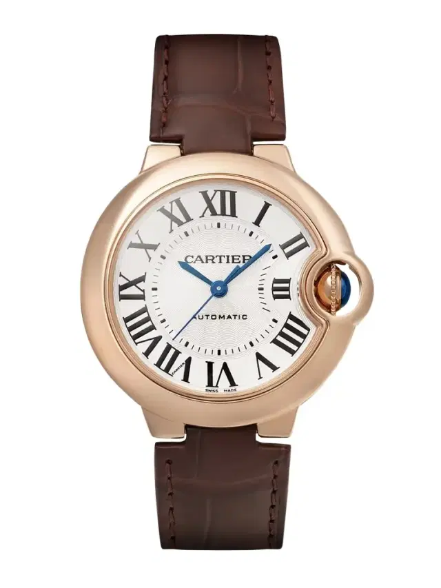 Cartier Ballon Bleu De  Automatic 18-karat Rose Gold Watch