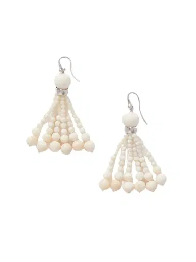 Le Sundial Venice Opera Silver Stone Earrings | Thumbnail 1 Le Sundial Venice Opera Silver Stone Earrings | Thumbnail 1