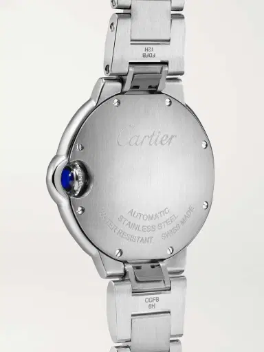 Cartier Ballon Bleu De Automatic Stainless Steel Diamond Watch | Thumbnail 4 Cartier Ballon Bleu De Automatic Stainless Steel Diamond Watch | Thumbnail 4