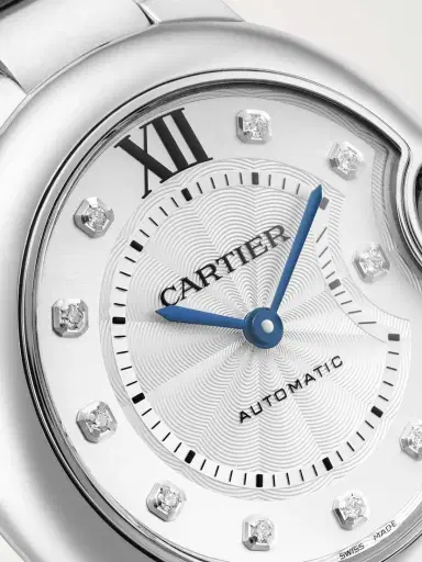 Cartier Ballon Bleu De Automatic Stainless Steel Diamond Watch | Thumbnail 5 Cartier Ballon Bleu De Automatic Stainless Steel Diamond Watch | Thumbnail 5