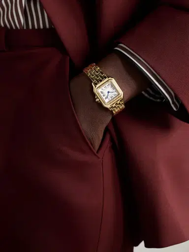 Cartier Panthère De Medium 18-karat Gold Diamond Watch | Thumbnail 2 Cartier Panthère De Medium 18-karat Gold Diamond Watch | Thumbnail 2