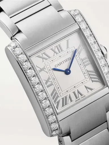 Cartier Tank Française Medium Stainless Steel Diamond Watch | Thumbnail 5 Cartier Tank Française Medium Stainless Steel Diamond Watch | Thumbnail 5