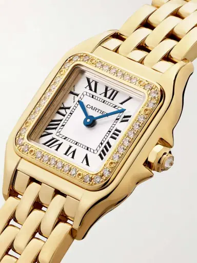 Cartier Panthère De Small 18-karat Gold Diamond Watch | Thumbnail 3