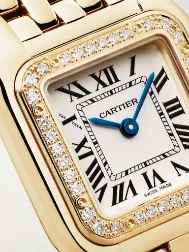 Cartier Panthère De Small 18-karat Gold Diamond Watch | Thumbnail 5