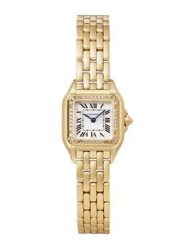 Cartier Panthère De Small 18-karat Gold Diamond Watch | Thumbnail 1