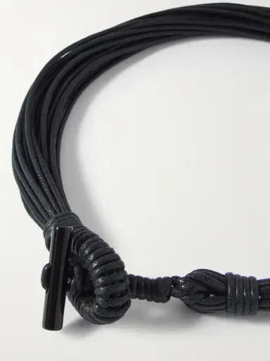 Le Sundial The Sculptural Waxed-cotton, Onyx And Jasper Necklace | Thumbnail 3 Le Sundial The Sculptural Waxed-cotton, Onyx And Jasper Necklace | Thumbnail 3