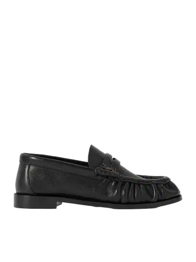Saint Laurent Le Loafer Logo-embellished Leather Loafers | Thumbnail 1