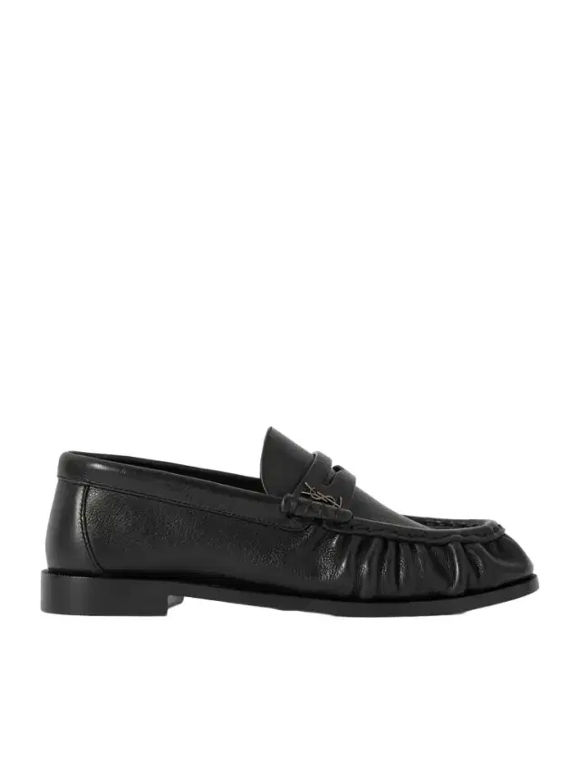 Le Loafer Logo-embellished Leather Loafers