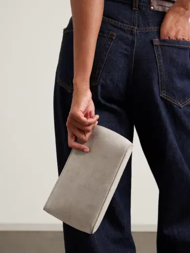 Brunello Cucinelli Suede Pouch | Thumbnail 2 Brunello Cucinelli Suede Pouch | Thumbnail 2