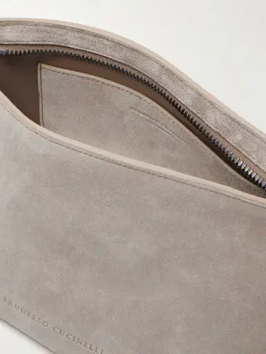 Brunello Cucinelli Suede Pouch | Thumbnail 5 Brunello Cucinelli Suede Pouch | Thumbnail 5