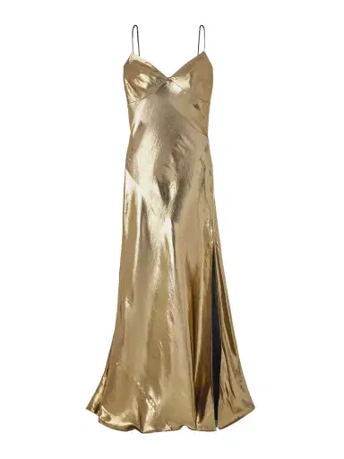 Self-Portrait Satin Maxi Dresss | Thumbnail 1 Self-Portrait Satin Maxi Dresss | Thumbnail 1