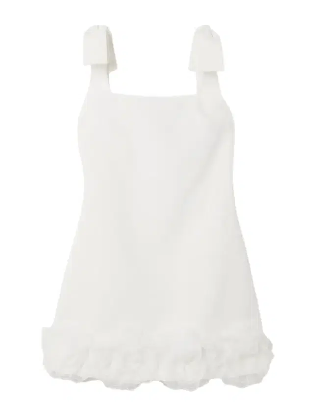 Bow-detailed Lace-trimmed Crepe Mini Dress