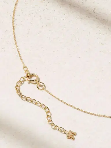 Mateo Donut 14-karat Gold, Malachite And Diamond Necklace | Thumbnail 3 Mateo Donut 14-karat Gold, Malachite And Diamond Necklace | Thumbnail 3