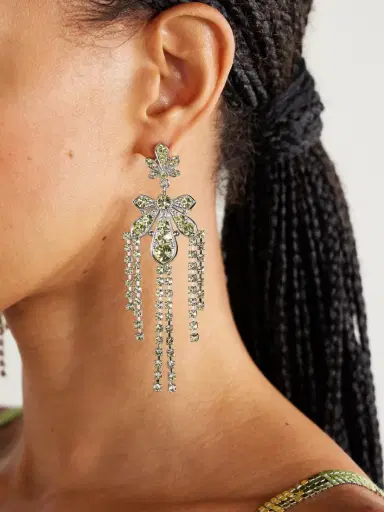 Rabanne Silver-tone Crystal Earrings | Thumbnail 2 Rabanne Silver-tone Crystal Earrings | Thumbnail 2