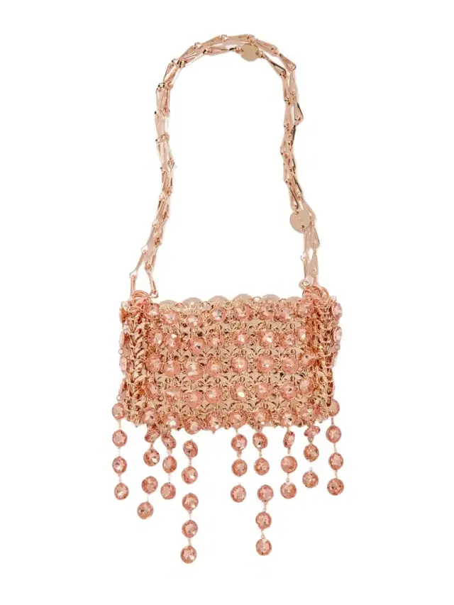 1969 Nano Crystal-embellished Chainmail Shoulder Bag