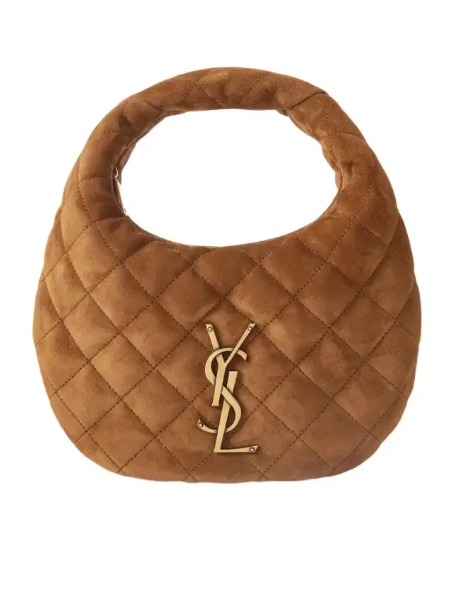 Icarino Matelassé Suede Shoulder Bag