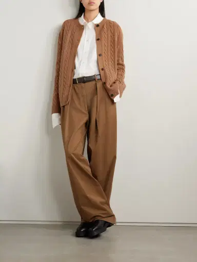 The Row Loneke Cable-knit Wool Cardigan | Thumbnail 2