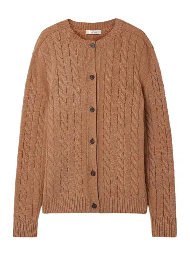 The Row Loneke Cable-knit Wool Cardigan | Thumbnail 1