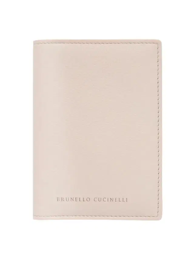 Brunello Cucinelli Embossed Textured-leather Cardholder