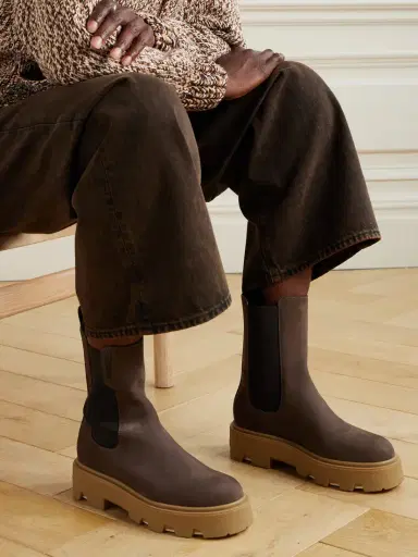 Moncler Aurea Suede Chelsea Boots | Thumbnail 2 Moncler Aurea Suede Chelsea Boots | Thumbnail 2