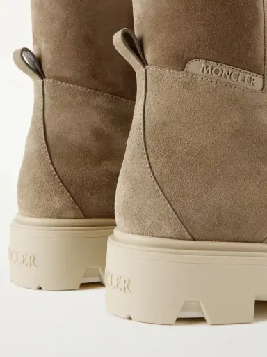 Moncler Aurea Paneled Suede Ankle Boots | Thumbnail 4 Moncler Aurea Paneled Suede Ankle Boots | Thumbnail 4
