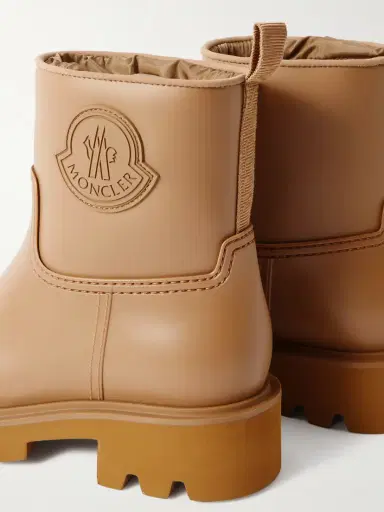 Moncler Kickstream Leather And Shell Ankle Boots | Thumbnail 4 Moncler Kickstream Leather And Shell Ankle Boots | Thumbnail 4