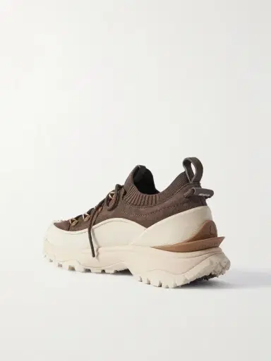 Moncler Trailgrip Lite3 Rubber-trimmed Suede Sneakers | Thumbnail 3 Moncler Trailgrip Lite3 Rubber-trimmed Suede Sneakers | Thumbnail 3