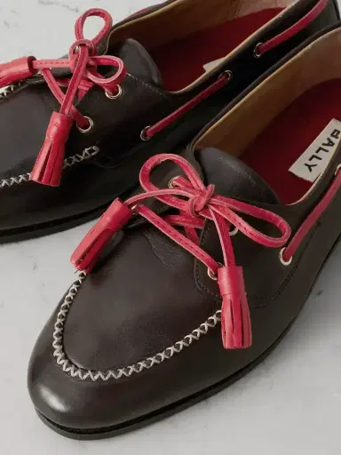 BALLY Tasseled Leather Loafers | Thumbnail 4 BALLY Tasseled Leather Loafers | Thumbnail 4