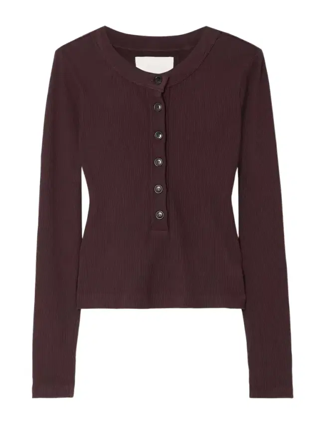 Varra Ribbed Stretch Cotton And Lyocell-blend Henley Top