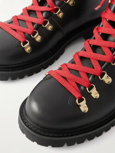 BALLY Shearling-trimmed Leather Ankle Boots | Thumbnail 4 BALLY Shearling-trimmed Leather Ankle Boots | Thumbnail 4