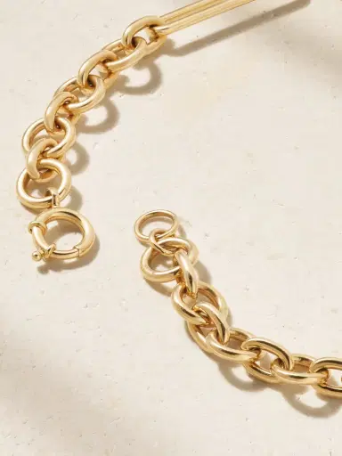 Foundrae Resilience Mixed 18-karat Yellow And White Gold Diamond Necklace | Thumbnail 3