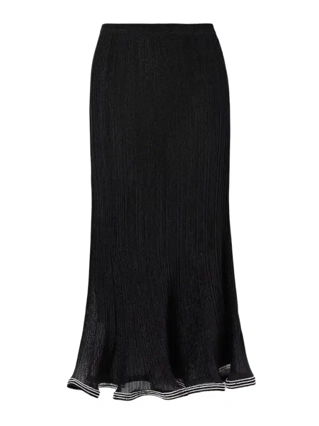 Brighton Crystal-embellished Metallic Ribbed-knit Maxi Skirt