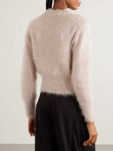 Loro Piana Mohair And Cashmere-blend Sweater | Thumbnail 3 Loro Piana Mohair And Cashmere-blend Sweater | Thumbnail 3